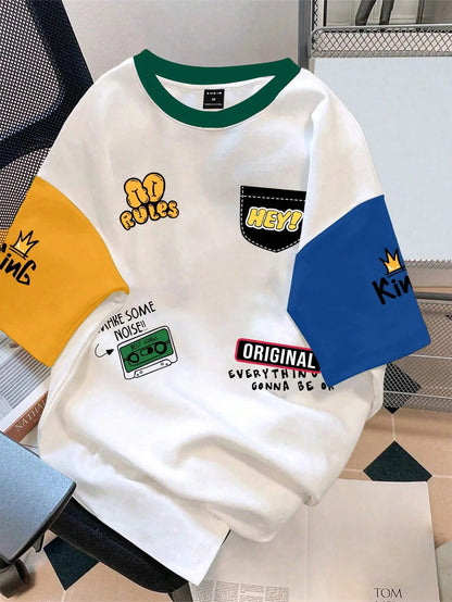 MENS COLOUR T