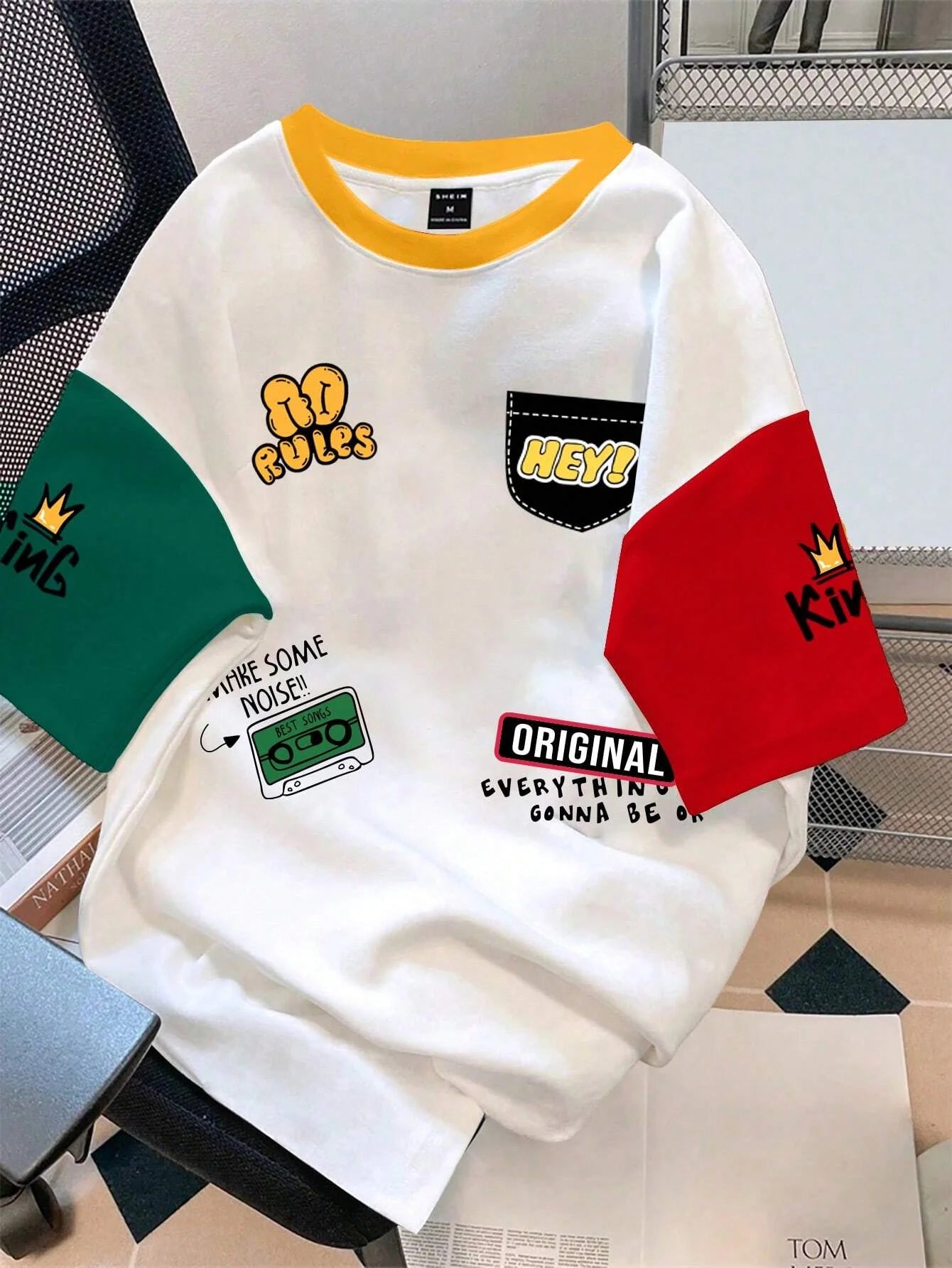 MENS COLOUR T