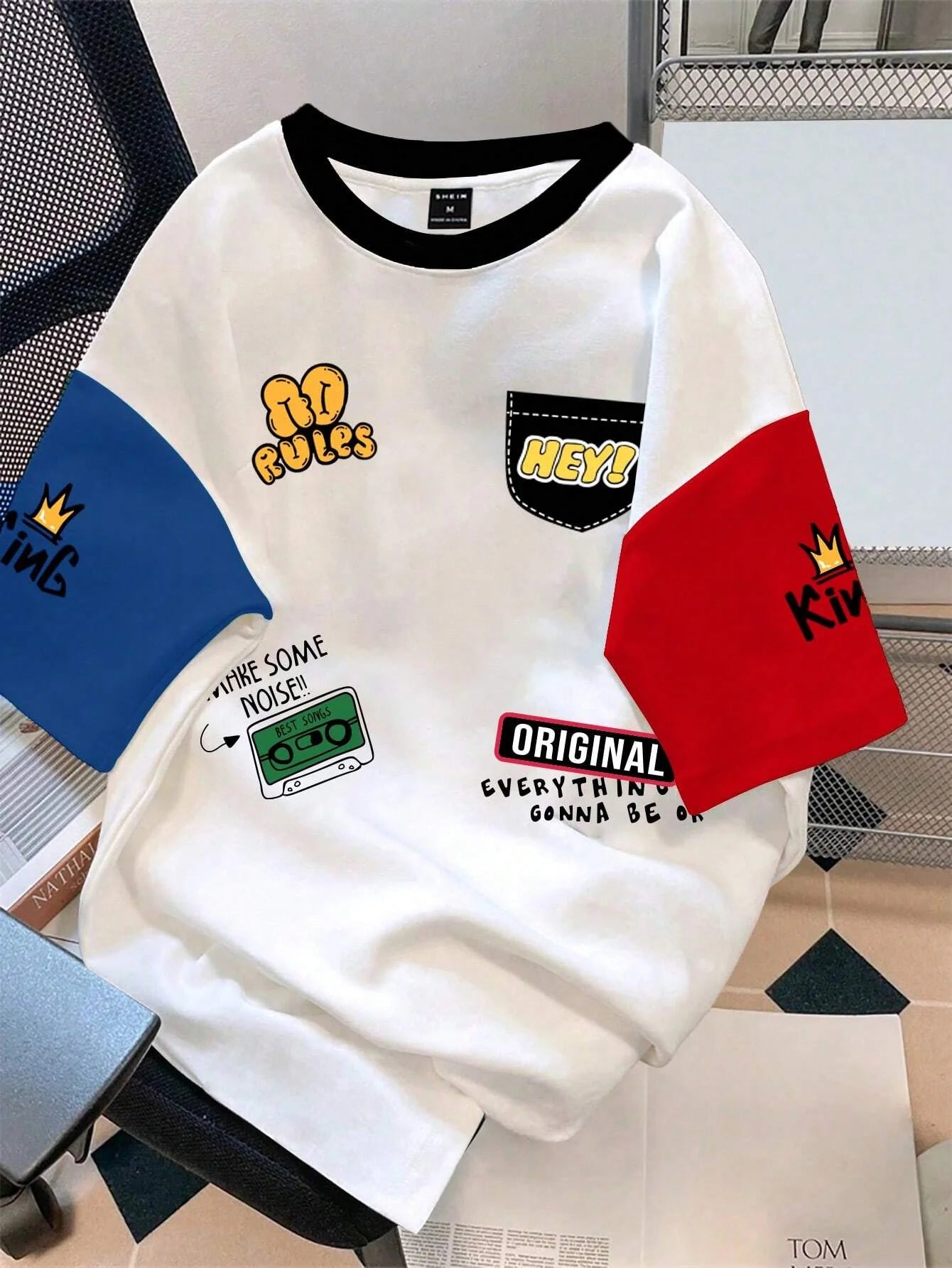 MENS COLOUR T