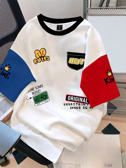 MENS COLOUR T