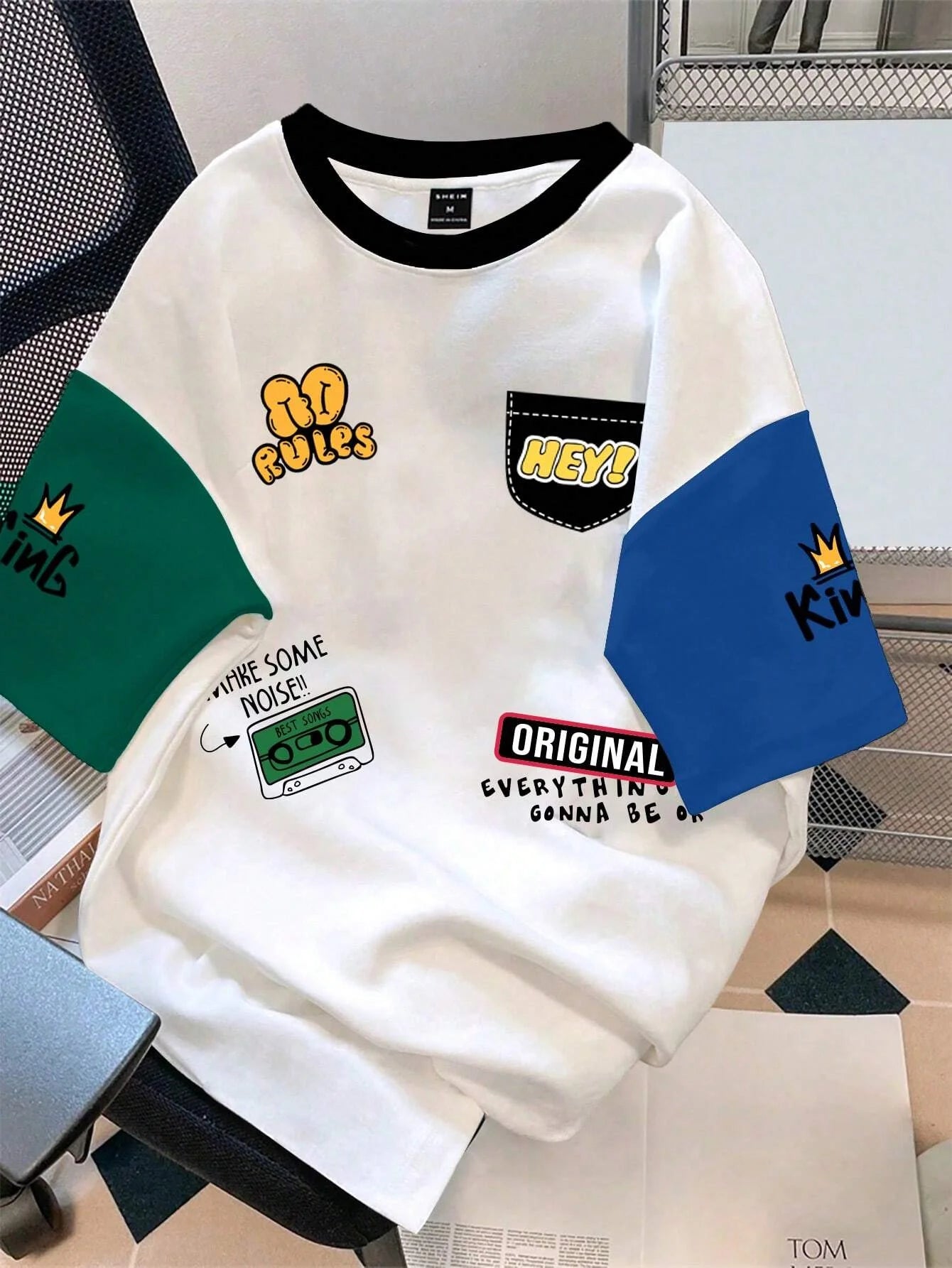 MENS COLOUR T