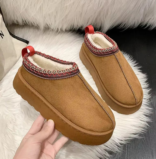 Women’s slide on fur lined mules