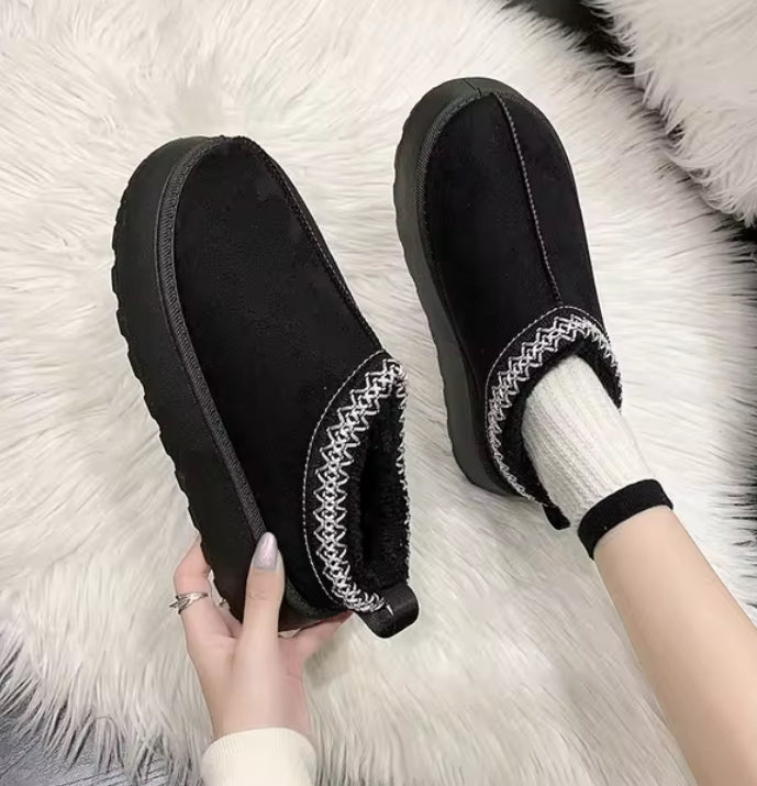 Women’s slide on fur lined mules