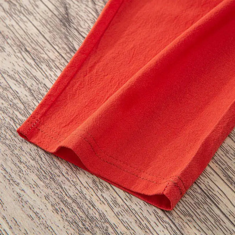 Linen blend summer pants