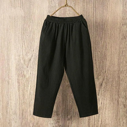 Linen blend summer pants