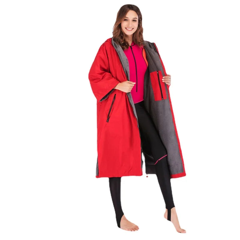 Over sized warm dry poncho coat