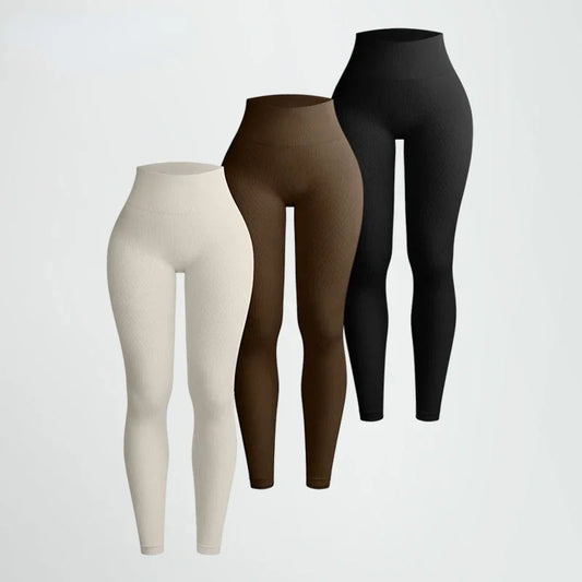 Solid high waist leggings