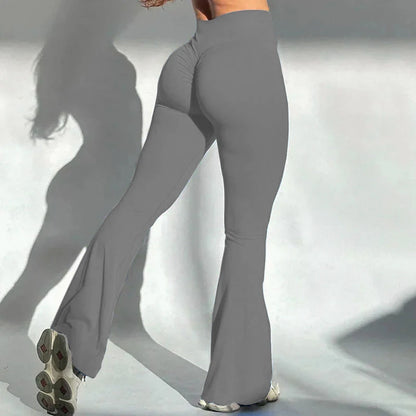 Butt lifting flared leggings